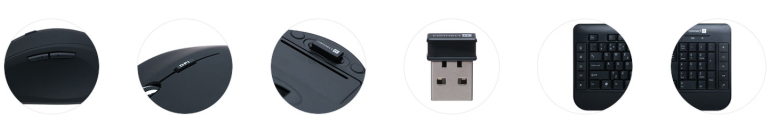 Connect IT Combo bezdrátová klávesnice a myš černá